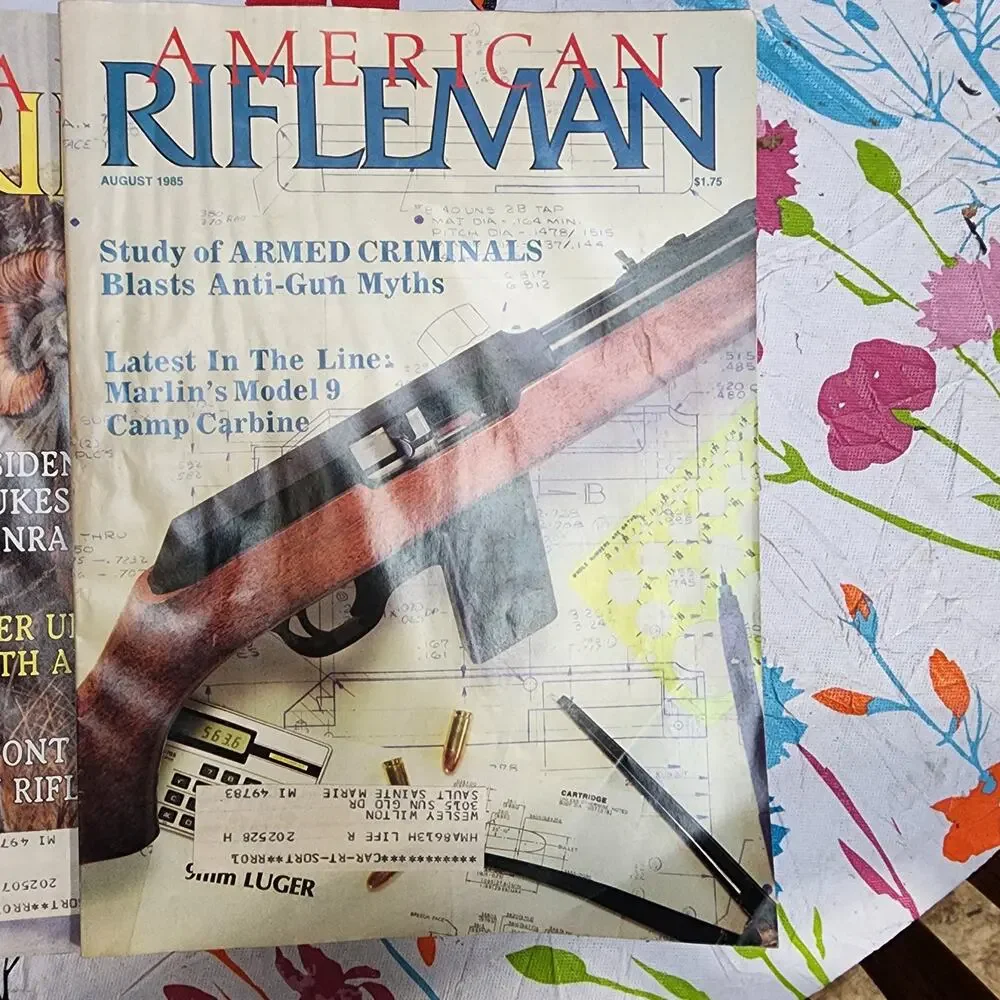 Lot of 6, 1985 American Rifleman Magazines